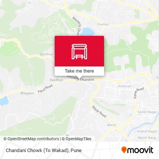 Chandani Chowk (To Wakad) map