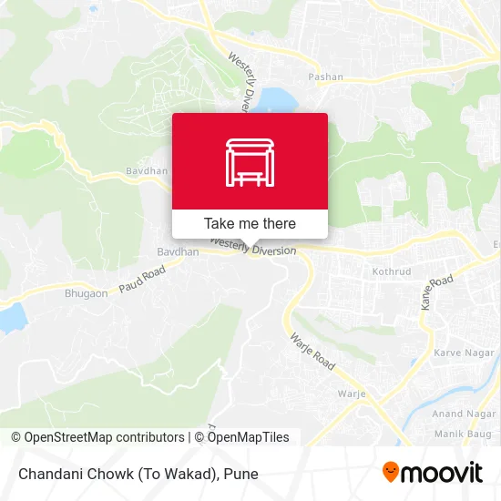 Chandani Chowk (To Wakad) map