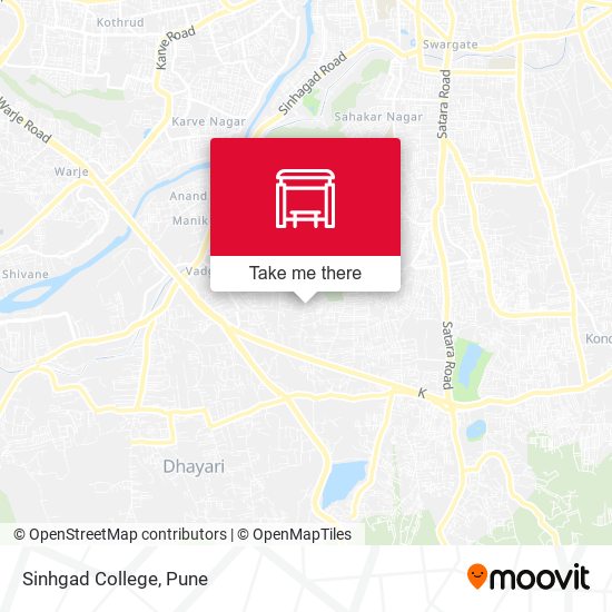 Sinhgad College map