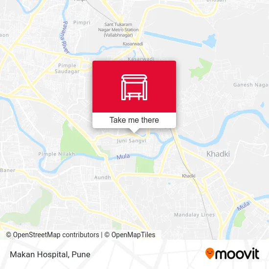 Makan Hospital map