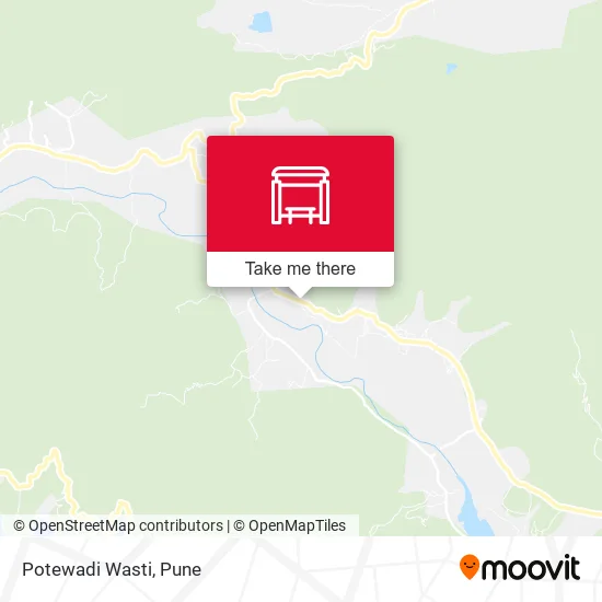 Potewadi Wasti map