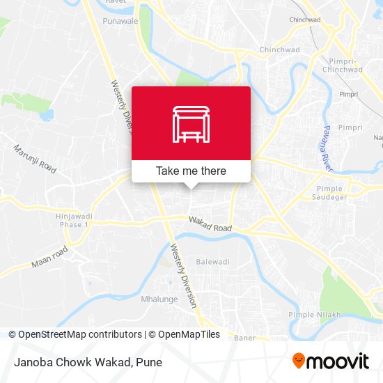 Janoba Chowk Wakad map