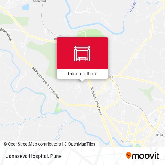 Janaseva Hospital map