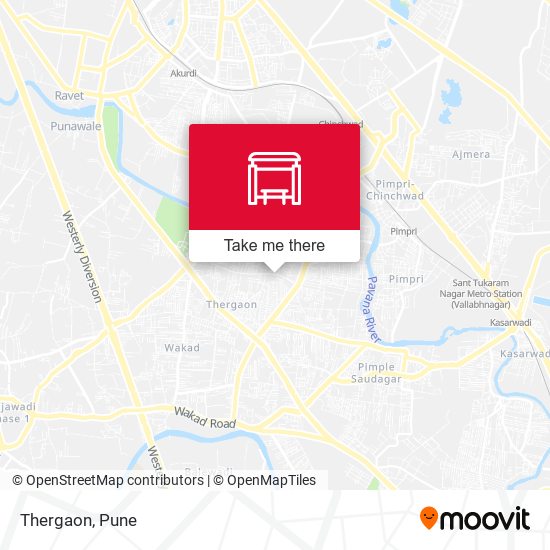 Thergaon map