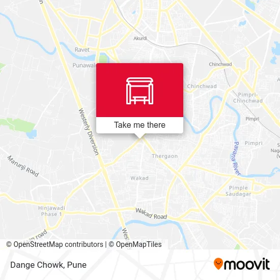 Dange Chowk map