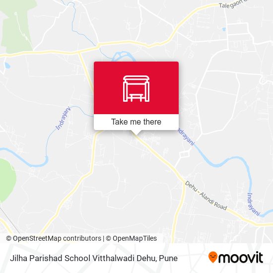 Jilha Parishad School Vitthalwadi Dehu map