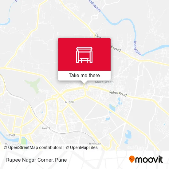 Rupee Nagar Corner map
