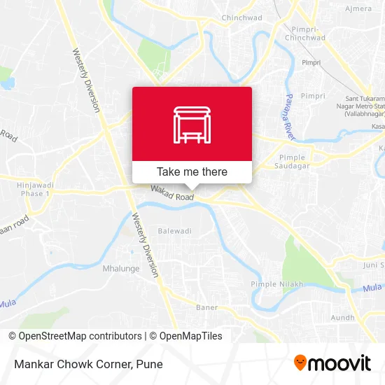 Mankar Chowk Corner map