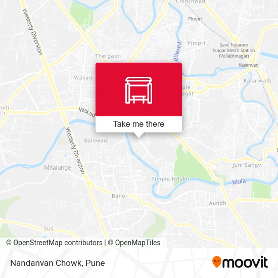 Nandanvan Chowk map