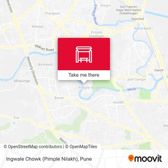 Ingwale Chowk (Pimple Nilakh) map