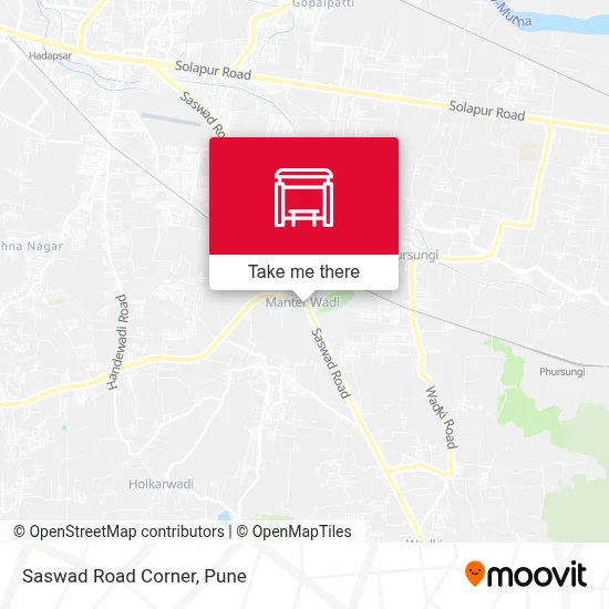 Saswad Road Corner map
