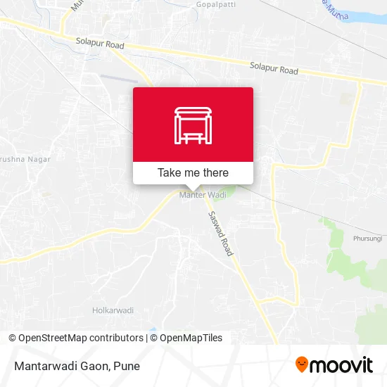 Mantarwadi Gaon map