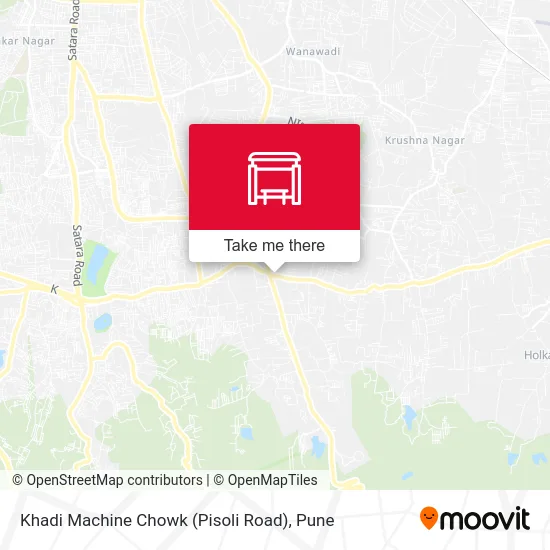Khadi Machine Chowk (Pisoli Road) map
