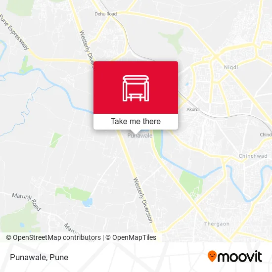 Punawale map