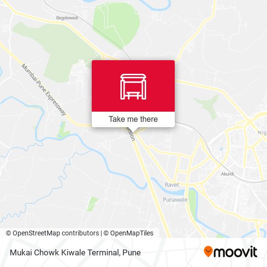 Mukai Chowk Kiwale Terminal map