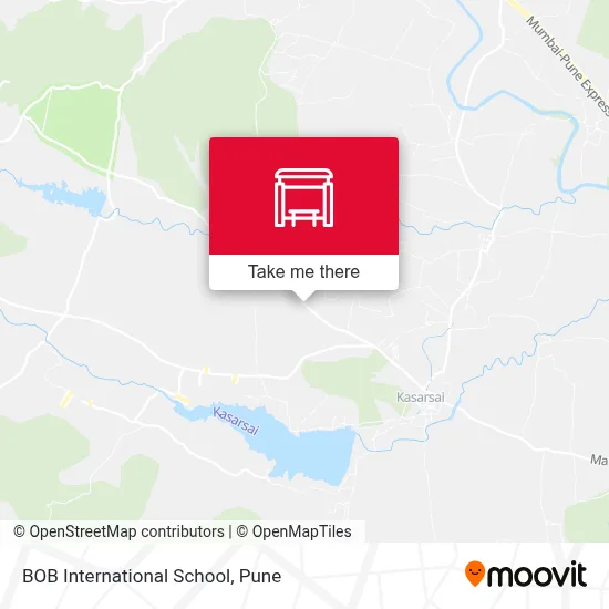 BOB International School map