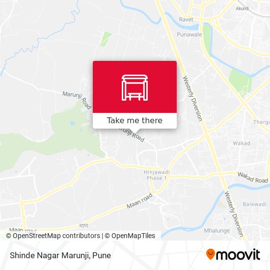 Shinde Nagar Marunji map