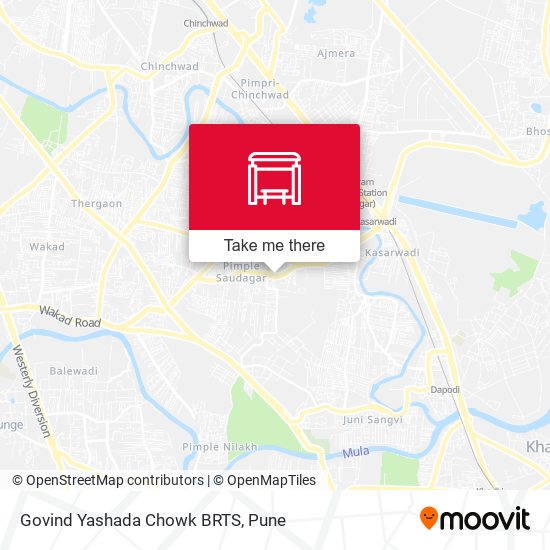 Govind Yashada Chowk BRTS map