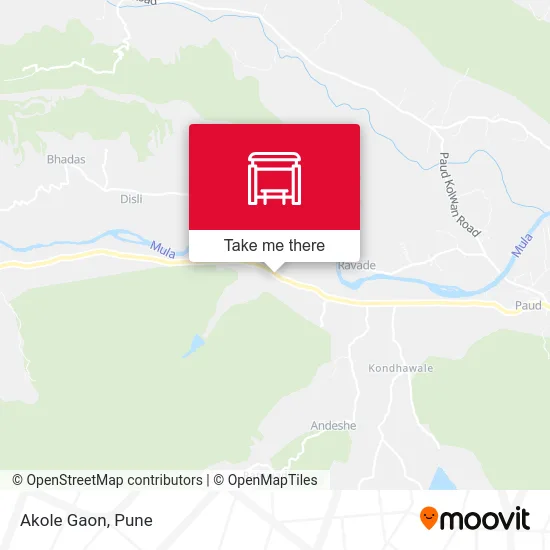 Akole Gaon map