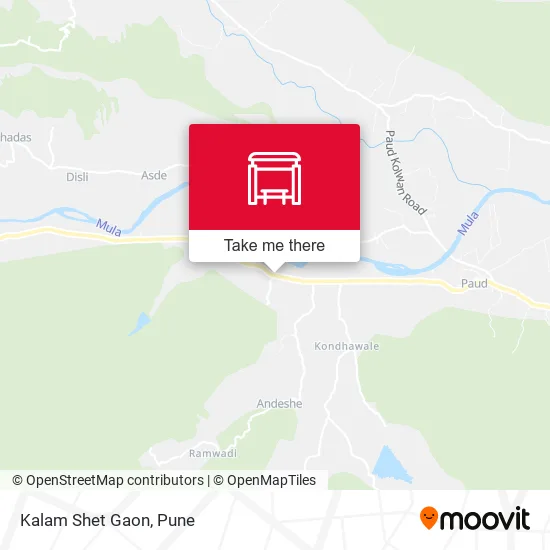 Kalam Shet Gaon map