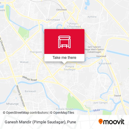 Ganesh Mandir (Pimple Saudagar) map