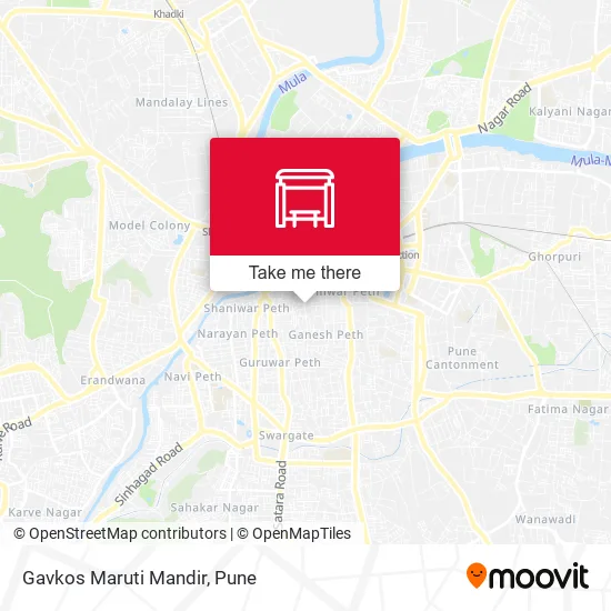 Gavkos Maruti Mandir map