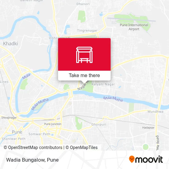 Wadia Bungalow map