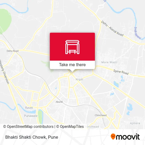 Bhakti Shakti Chowk map