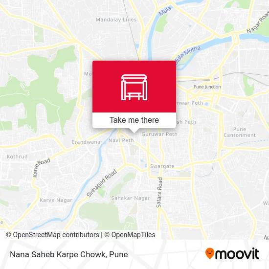 Nana Saheb Karpe Chowk map