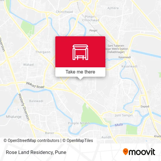 Rose Land Residency map