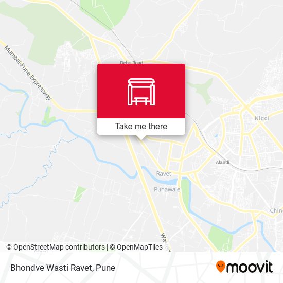 Bhondve Wasti Ravet map
