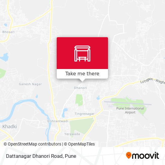 Dattanagar Dhanori Road map