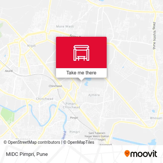 MIDC Pimpri map