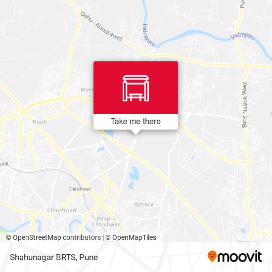 Shahunagar BRTS map