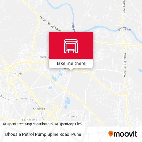 Bhosale Petrol Pump Spine Road map
