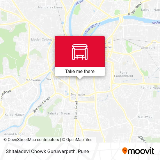 Shitaladevi Chowk Guruwarpeth map