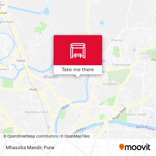 Mhasoba Mandir map