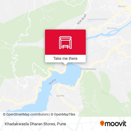 Khadakwasla Dharan Stores map