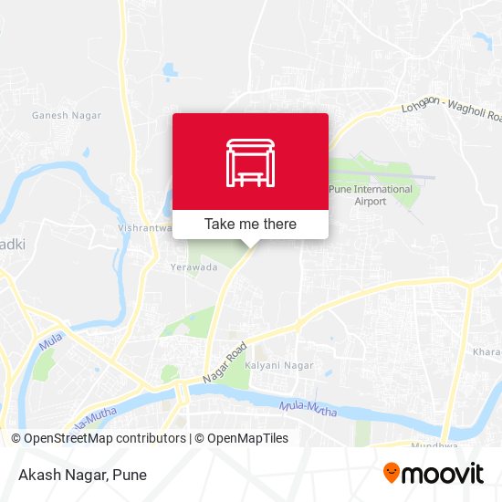 Akash Nagar map