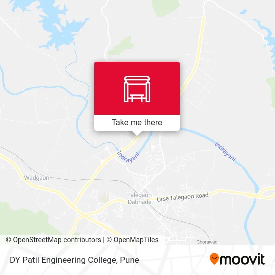DY Patil Engineering College map