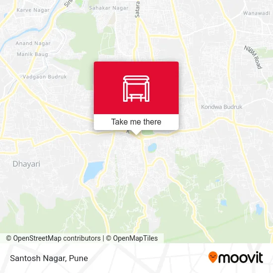 Santosh Nagar map