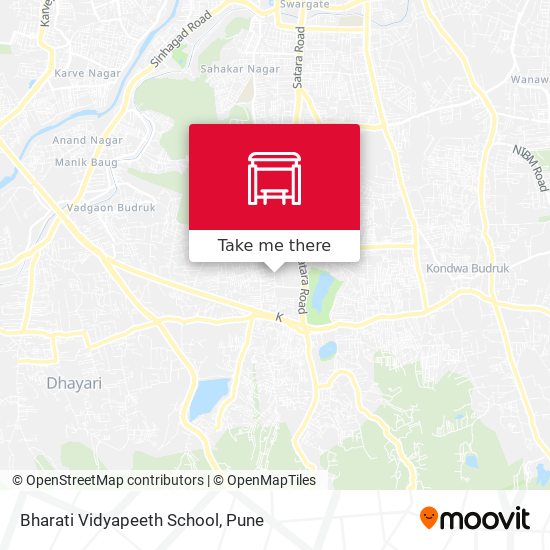 Bharati Vidyapeeth School map