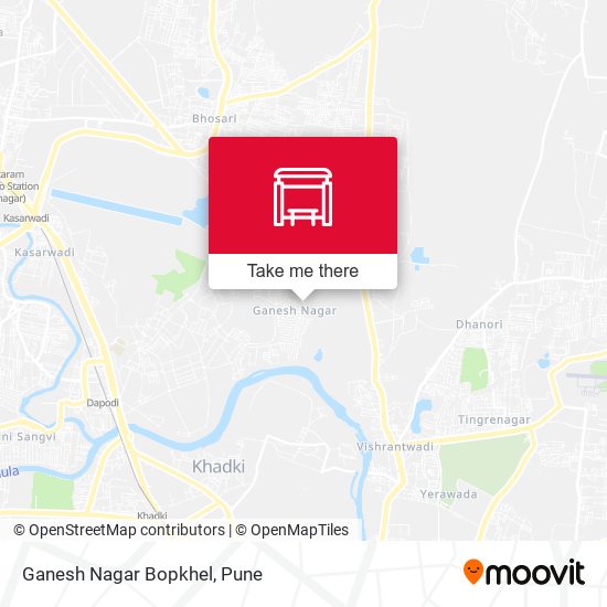 Ganesh Nagar Bopkhel map