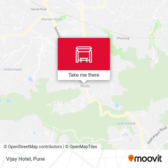 Vijay Hotel map