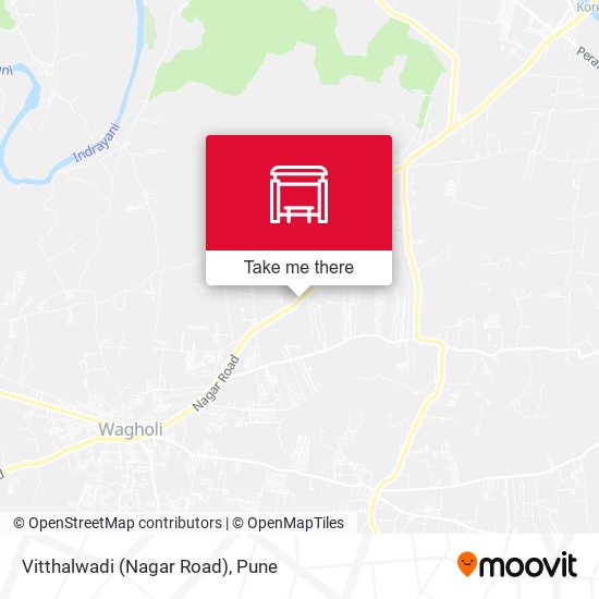 Vitthalwadi (Nagar Road) map