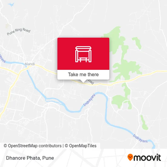 Dhanore Phata map