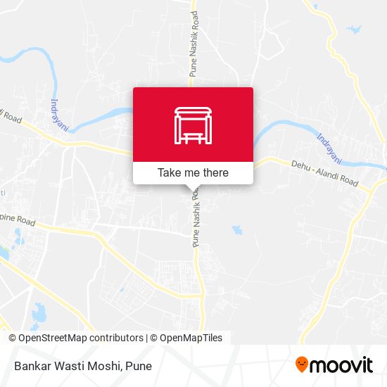 Bankar Wasti Moshi map