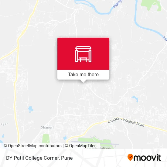 DY Patil College Corner map