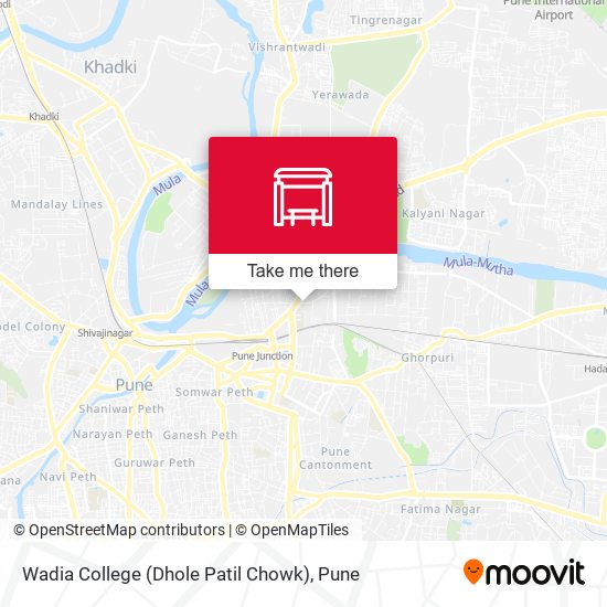 Wadia College (Dhole Patil Chowk) map