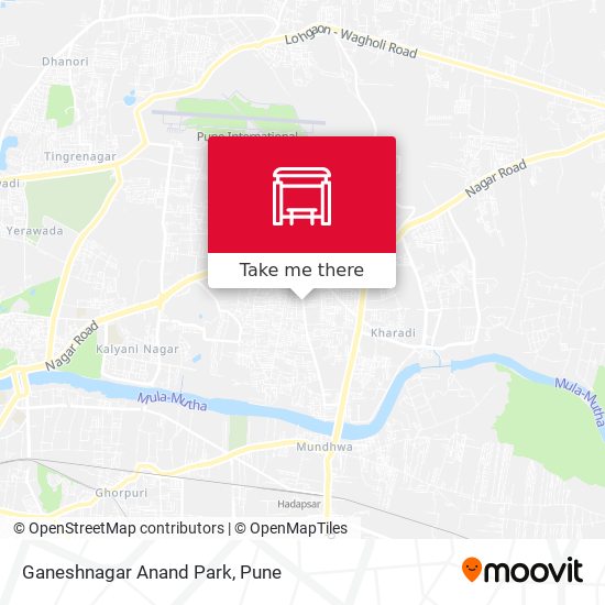 Ganeshnagar Anand Park map